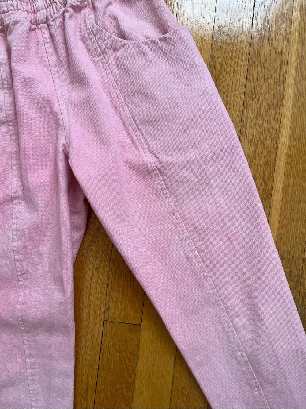 Elizabeth Suzann Clyde Pants Size 0S Short Petite Garment Dye Petal Pink